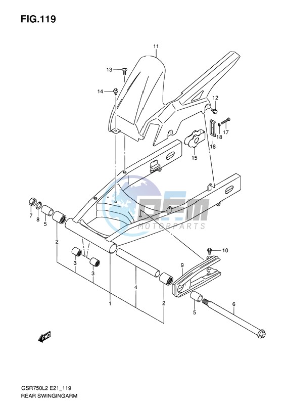 REAR SWINGINGARM