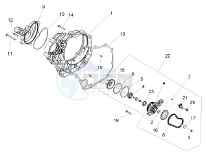 DORSODURO 900 E4 ABS (EMEA, LATAM) drawing Water pump