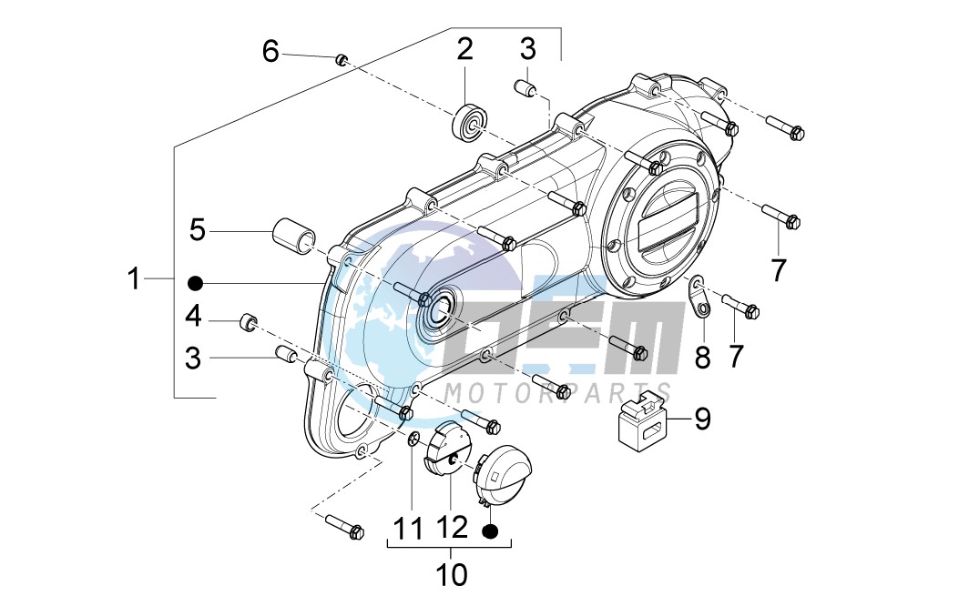 Variator cover