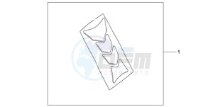 CBR1000RR9 Australia - (U / SPC) drawing TANK PAD HRC LOGO