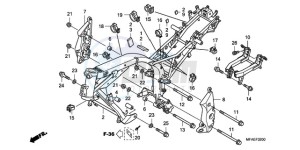 CBF1000AA Europe Direct - (ED / ABS) drawing FRAME BODY