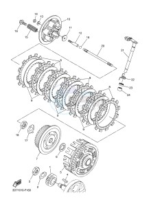 WR250R (32DW 32DV 32DX) drawing CLUTCH