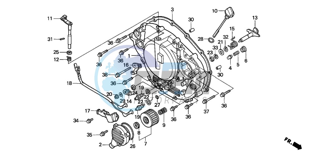 RIGHT CRANKCASE COVER