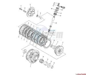 FZ6 FAZER S2 ABS 600 drawing CLUTCH