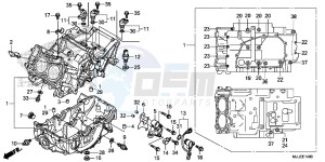 NC750SE NC750S Continue » Europe Direct - (ED) drawing CRANKCASE