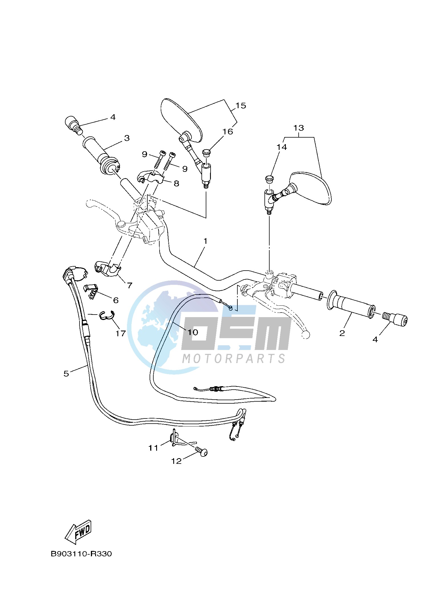 STEERING HANDLE & CABLE