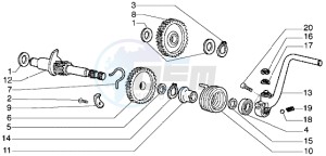 Zulu 50 drawing Starting shaft