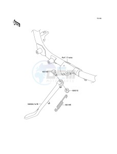 VN 1600 B [VULCAN 1600 MEAN STREAK] (B6F-B8FA) B7FA drawing STAND-- S- -