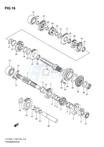 LT-F250 (E28-E33) drawing TRANSMISSION