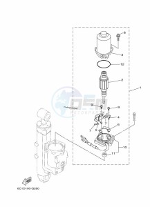 F60LB-2016 drawing POWER-TILT-ASSEMBLY-2