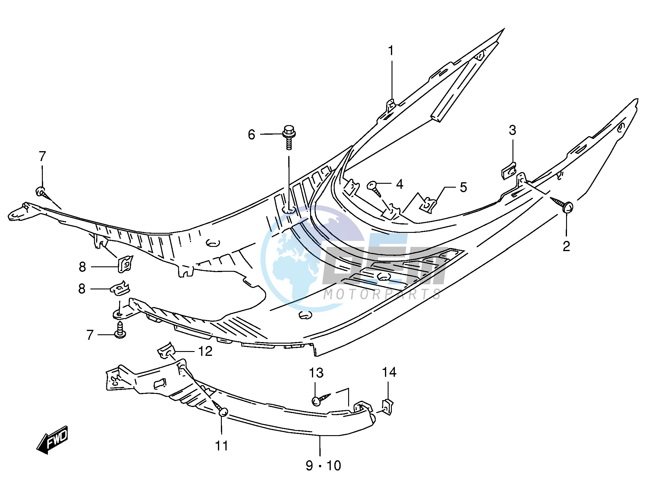 REAR LEG SHIELD