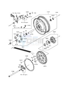 VULCAN 1700 NOMAD ABS VN1700DFF GB XX (EU ME A(FRICA) drawing Rear Hub