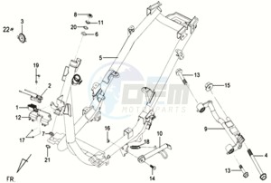 MIO 50 drawing FRAME / ENGINE MOUNT