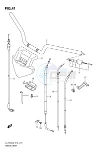 LT-Z400 (E19) drawing HANDLEBAR