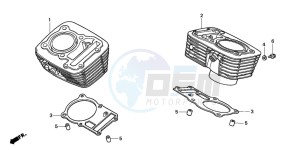 VT600CD2 drawing CYLINDER