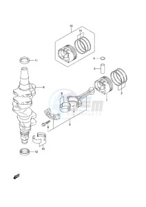 DF 50A drawing Crankshaft