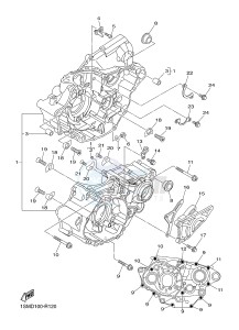 YZ250F (1SM9 1SMA 1SMB 1SMC) drawing CRANKCASE