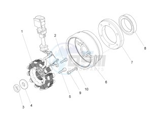 RS 125 RS 4T E4 ABS (EMEA) drawing Cdi magneto assy / Ignition unit