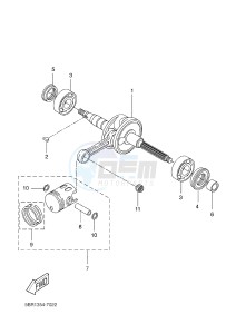 CS50Z MACH G (2ADE) drawing CRANKSHAFT & PISTON