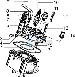 Eaglet 50 drawing Selector drum