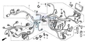 ST1300A drawing WIRE HARNESS (ST1300)