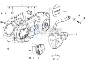 Nexus 250 SP e3 drawing Crankcase cover - Crankcase cooling