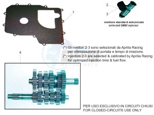 RSV4 APRC 1000 drawing Gearbox