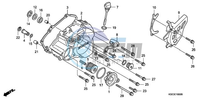 L. CRANKCASE COVER