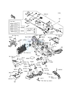 NINJA_250SL_ABS BX250BFS XX (EU ME A(FRICA) drawing Chassis Electrical Equipment