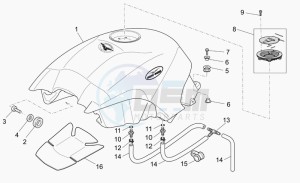 Norge 1200 IE 1200 IE drawing Fuel tank