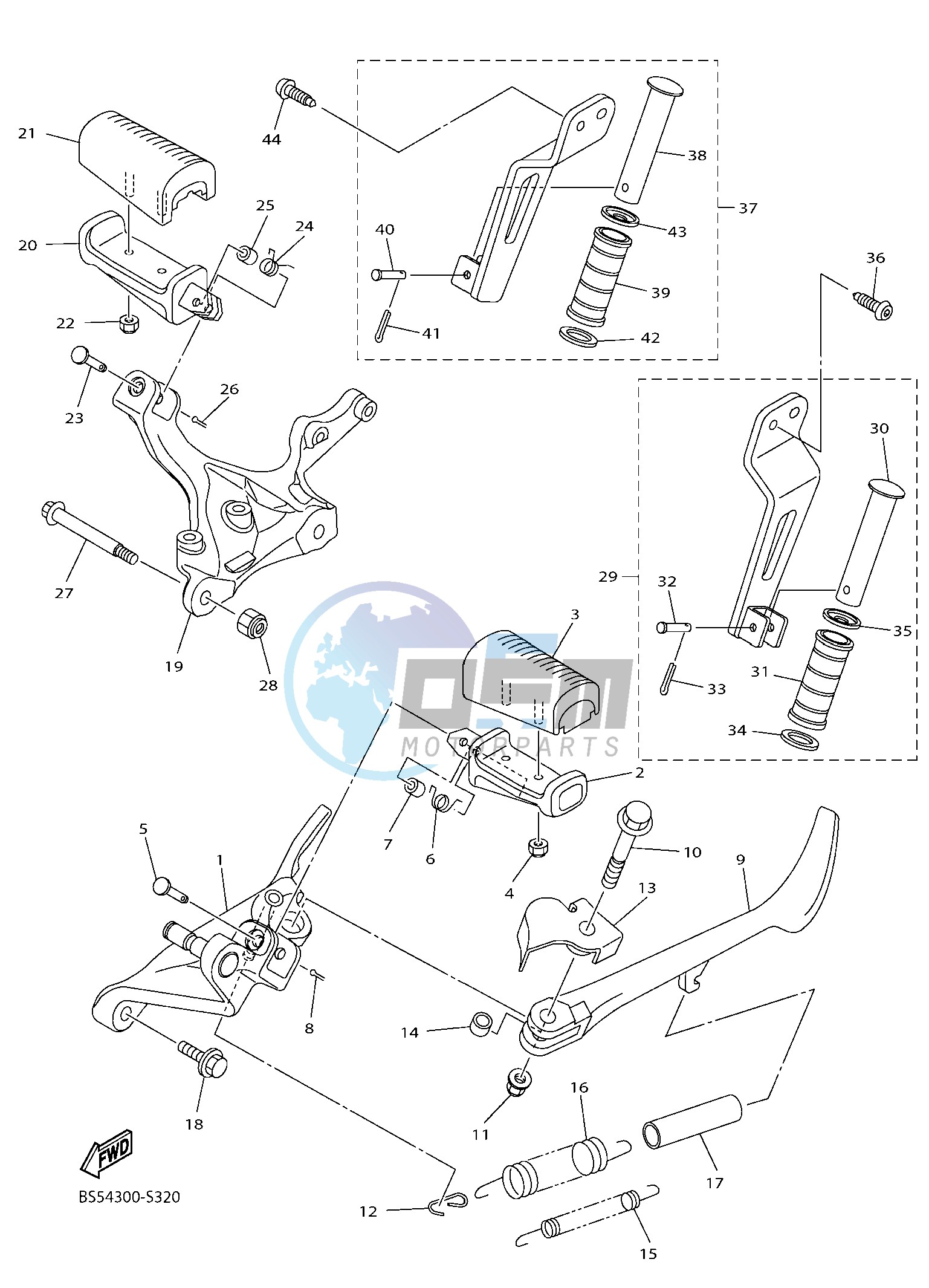 STAND & FOOTREST