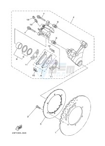 XT1200ZE SUPER TENERE ABS (2KBD 2KBE) drawing REAR BRAKE CALIPER