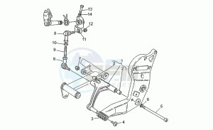 Sport 1100 Iniezione Iniezione drawing Gear lever