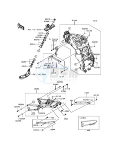 ZZR1400 ABS ZX1400JHF GB XX (EU ME A(FRICA) drawing Frame