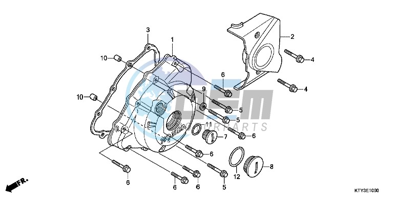 LEFT CRANKCASE COVER