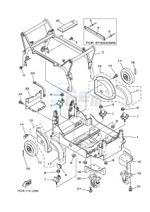 EF3000ISE GASOLINE I 177 (7CHS 7CHS) drawing FRAME