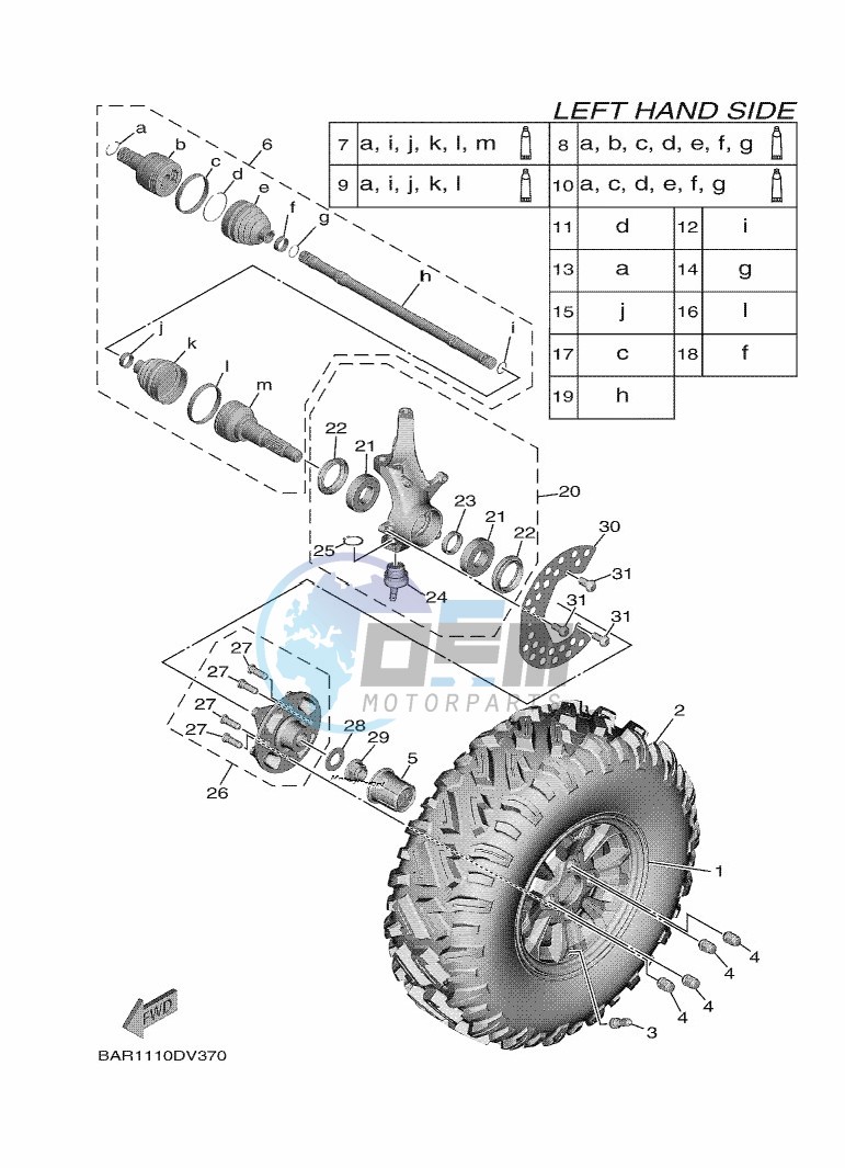 FRONT WHEEL