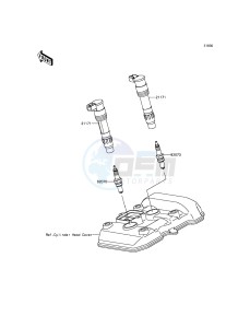 NINJA_300_ABS EX300BFF XX (EU ME A(FRICA) drawing Ignition System