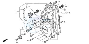 ST1300A drawing FRONT CRANKCASE COVER