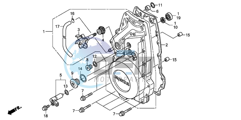 FRONT CRANKCASE COVER