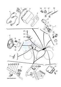 MT09A MT-09 ABS 900 (2DR7 2DR8) drawing ELECTRICAL 1