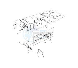 TZR 50 drawing TAILLIGHT