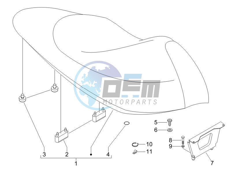 Saddle seats - Tool roll