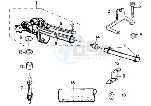 TREKKER - 100 cc drawing OIL PUMP