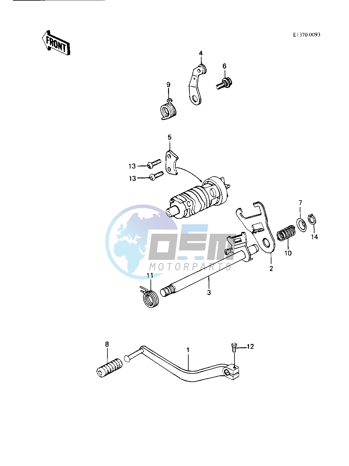 GEAR CHANGE MECHANISM