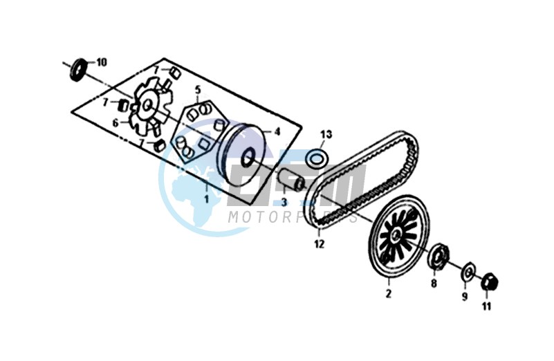 MOVABLE FLANGE / V-BELT