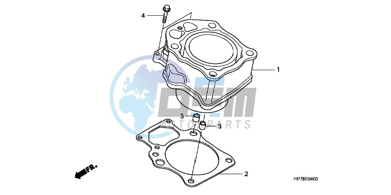 REAR BRAKE CALIPER