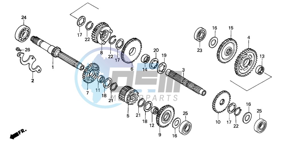 TRANSMISSION (VT1100CS/CT-CM/SW)