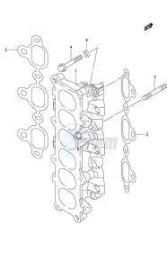 DF 300AP drawing Intake Manifold