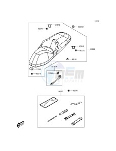 J125 ABS SC125BGFA XX (EU ME A(FRICA) drawing Seat